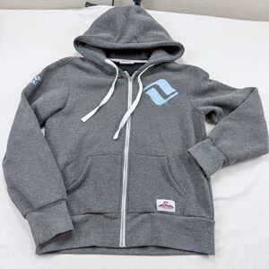 Vail Gray Zip-Up Heavyweight Hoodie